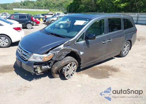 2013 Honda Odyssey Ex-L из США, поврежденный, VIN 5FNRL5H64DB034535